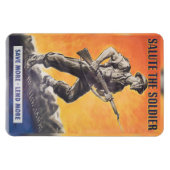 De Liberator. Vertegenwoordiging van Brits poster  Magneet (Horizontaal)