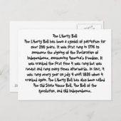 De Liberty Bell Aankondigingskaart (Voorkant / Achterkant)