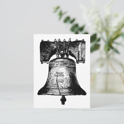 De Liberty Bell Briefkaart (Staand voorkant)