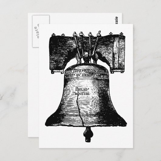De Liberty Bell Briefkaart (Voorkant / Achterkant)
