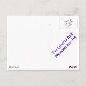 De Liberty Bell Briefkaart (Achterkant)
