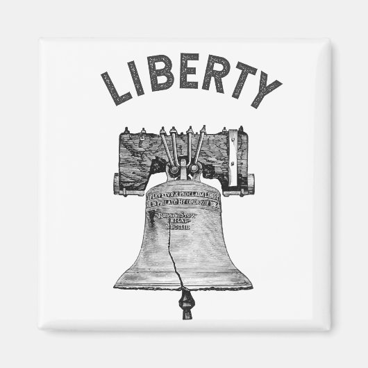 De Liberty Bell Magneet (Voorkant)