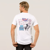 De Liberty Lights Schijnen wit Tri-Blend Shirt (Achterkant volledig)