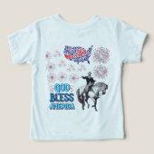 De Liberty Lights Show babyblauw (Design achterkant)