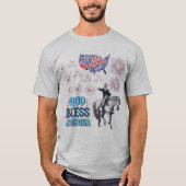 De Liberty Lights Show grijs T-shirt (Voorkant)