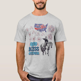 De Liberty Lights Show grijs T-shirt