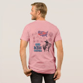 De Liberty Lights Show is paars Tri-Blend Shirt (Voorkant)