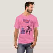 De Liberty Lights Show is roze T-shirt (Voorkant volledig)
