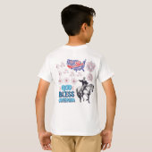 De Liberty Lights Show wit T-shirt (Achterkant volledig)