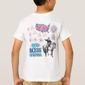 De Liberty Lights Show wit T-shirt (Achterkant)