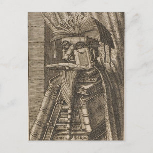 De Librarian Briefkaart