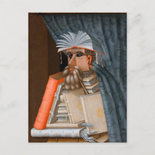 De Librarian c. 1566, ingediend door Giuseppe Arci Briefkaart