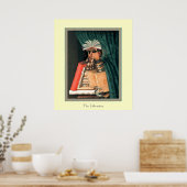 De Librarian Poster (Keuken)