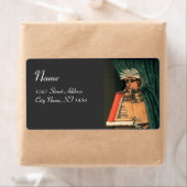 DE LIBRARISCHE MONOGRAM, grijs Etiket (Insitu)