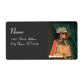 DE LIBRARISCHE MONOGRAM, grijs Etiket (Voorkant)