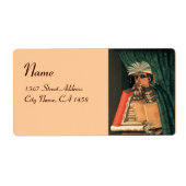 DE LIBRARISCHE MONOGRAM, roze Etiket (Voorkant)