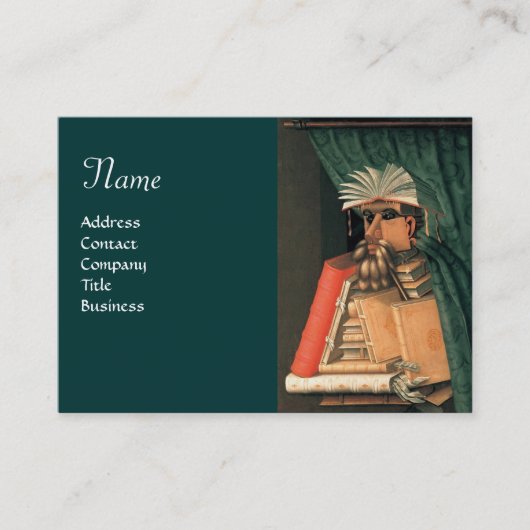 DE LIBRARISCHE MONOGRAM VISITEKAARTJE (Voorkant)