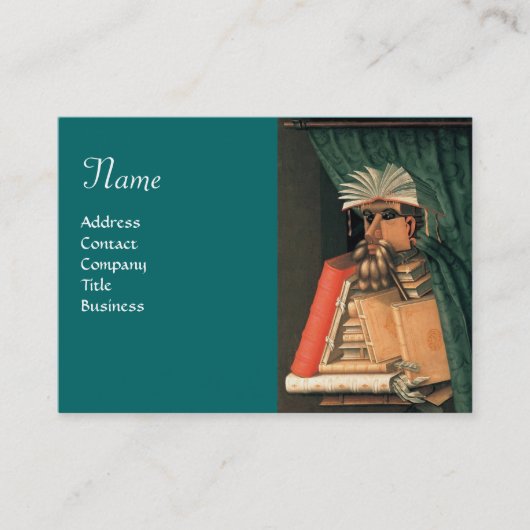 DE LIBRARISCHE MONOGRAM VISITEKAARTJE (Voorkant)