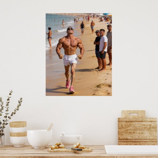 De Lichaam Bouwer Poster (Keuken)
