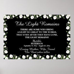 De Licht Rest Quote Bloemendienst Poster