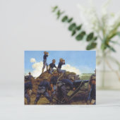 De lichte artillerie Utah van Keith Rocco Briefkaart (Staand voorkant)