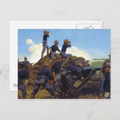 De lichte artillerie Utah van Keith Rocco Briefkaart (Voorkant / Achterkant)