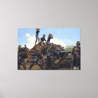 De lichte artillerie Utah van Keith Rocco Print