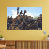 De lichte artillerie Utah van Keith Rocco Print (Insitu (Woonkamer))