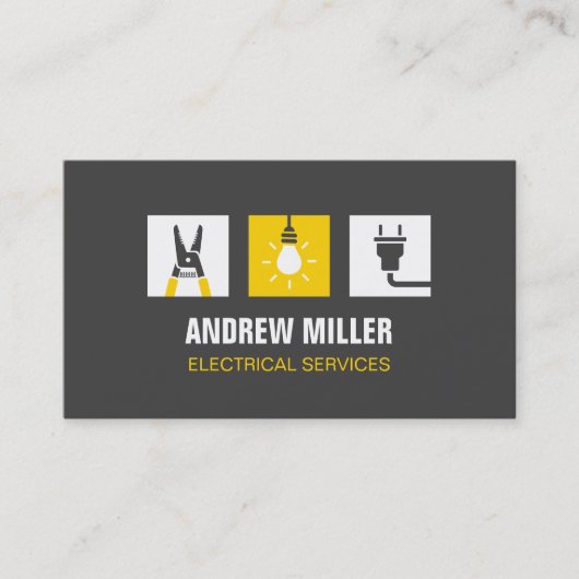 De Lichte Bulb van het hulpmiddel en de Elektrisch Visitekaartje (Voorkant)