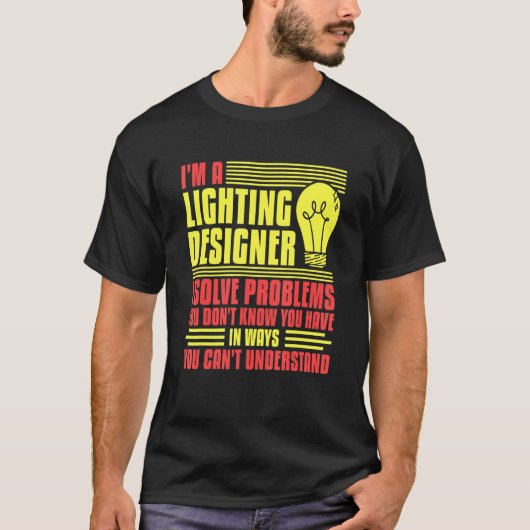 De lichte Citaten van de Theater van de Ontwerper  T-shirt (Voorkant)