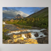 De lichte groeten van de morgen Draaistroomstroom  Poster (Voorkant)