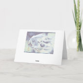 De Lichte Kerstkaart Yule van de dageraad Feestdagen Kaart (Achterkant)