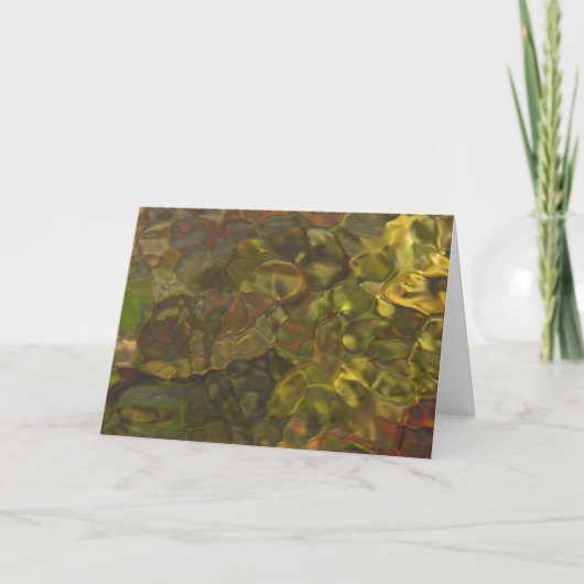 De Lichte Patronen van de rivier - dank u kaarden Bedankkaart (Voorkant)