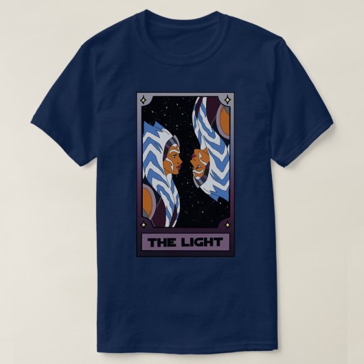 De lichte Tarot en Ahsoka T-shirt (Design voorkant)