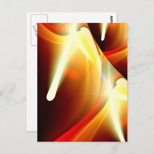 De Lichten - Moderne Abstracte Sci-Fi Briefkaart (Voorkant / Achterkant)