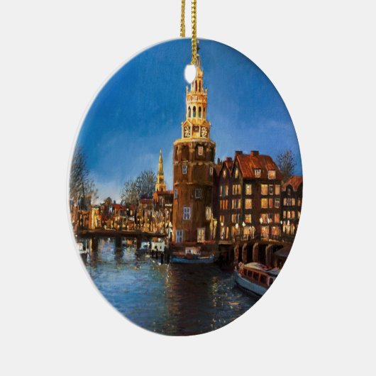De lichten van Amsterdam Keramisch Ornament (Rechts)
