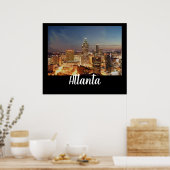 De lichten van Atlanta Poster (Keuken)
