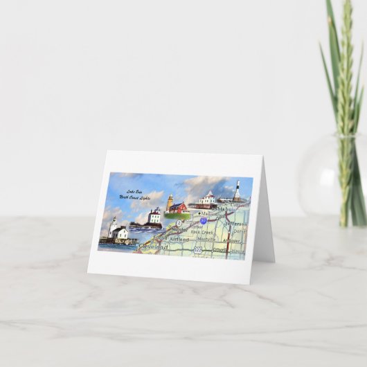 De Lichten van de Kust van het noorden Kaart (Voorkant)