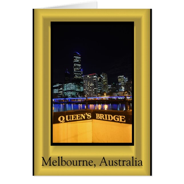 De Lichten van de Nacht van Melbourne Australië (Voorkant)