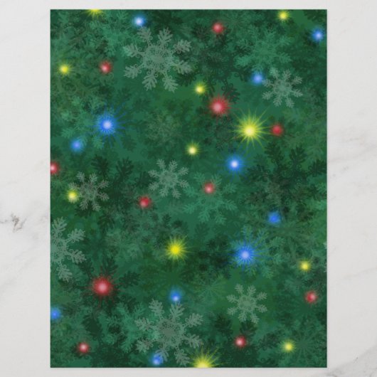 De Lichten van de Sneeuw van Kerstmis Flyer (Voorkant)