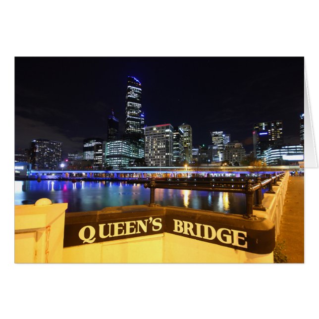 De Lichten van de Stad van de Brug van het Queens (Voorkant Horizontaal)
