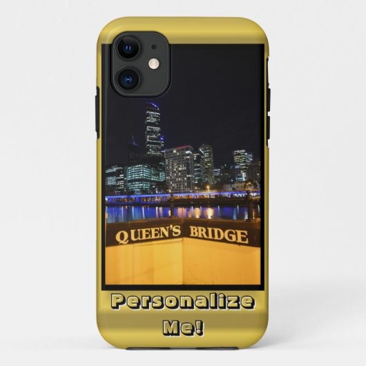 De Lichten van de Stad van Melbourne Australië Case-Mate iPhone Case (Achterkant)