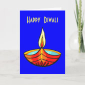 De Lichten van het Festival van Diwali Kaart (Voorkant)