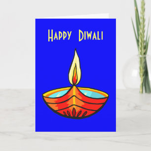 De Lichten van het Festival van Diwali Kaart