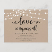 De lichten van het koord, de Veroveraars van de Li Briefkaart (Voorkant)