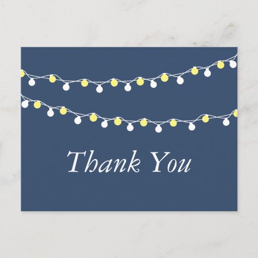 De Lichten van het koord, Geel & Wit Weddenschap D Briefkaart (Voorkant)