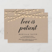 De Lichten van het koord, Kraft, de Liefde is gedu Briefkaart (Voorkant / Achterkant)