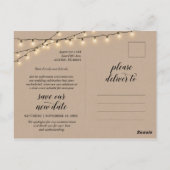 De Lichten van het koord, Kraft, de Liefde is gedu Briefkaart (Achterkant)