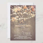 De lichten van het koord schattig en fancy verlovi kaart (Voorkant)