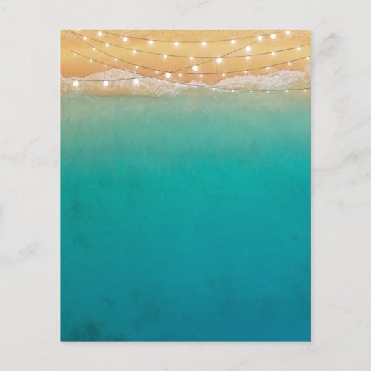 De Lichten van het Koord van het strand binden spa (Achterkant)